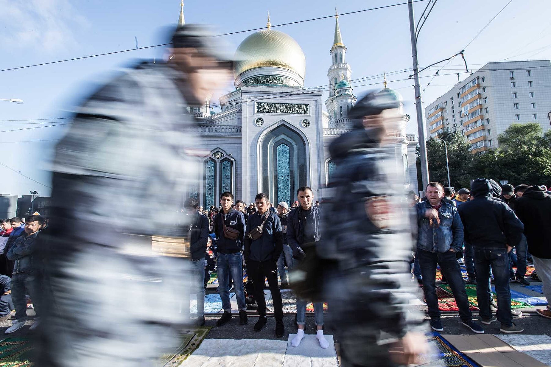 <p>11 августа, Москва. Мусульмане отмечают Курбан-байрам</p>