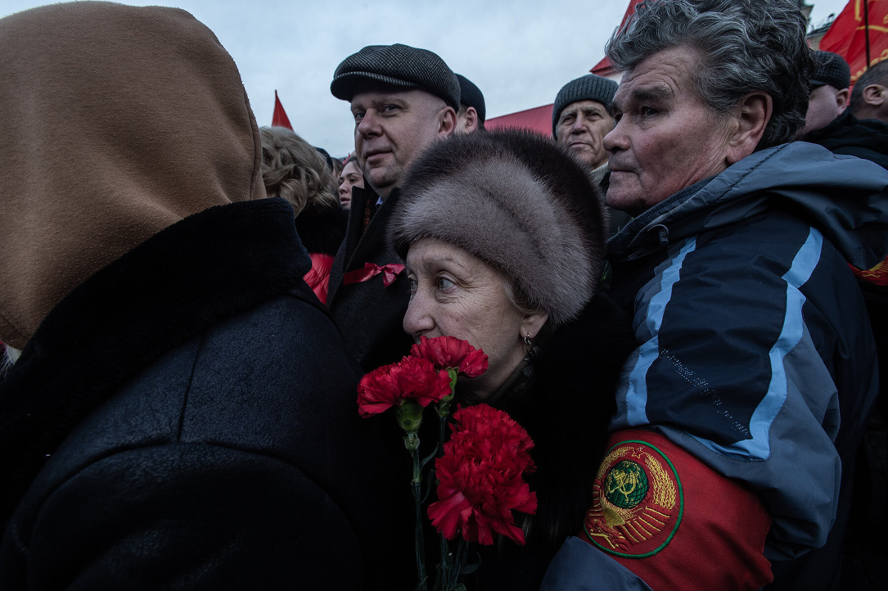 <p>21 декабря, Москва. Возложение цветов к могиле Иосифа Сталина в честь его 140-летия</p>