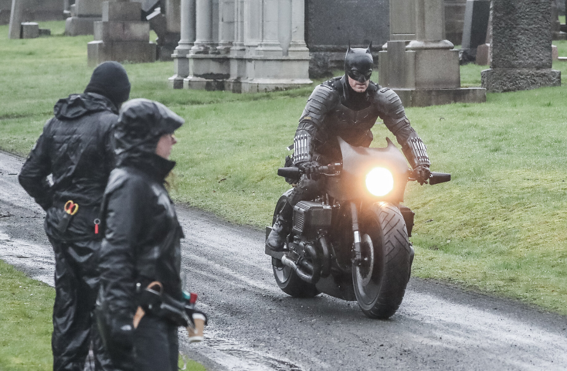 <p>Съемки нового фильма про Бэтмена в Глазго, Шотландия</p>